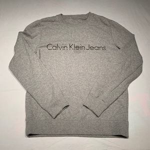 Calvin Klein Jeans grey logo sweatshirt